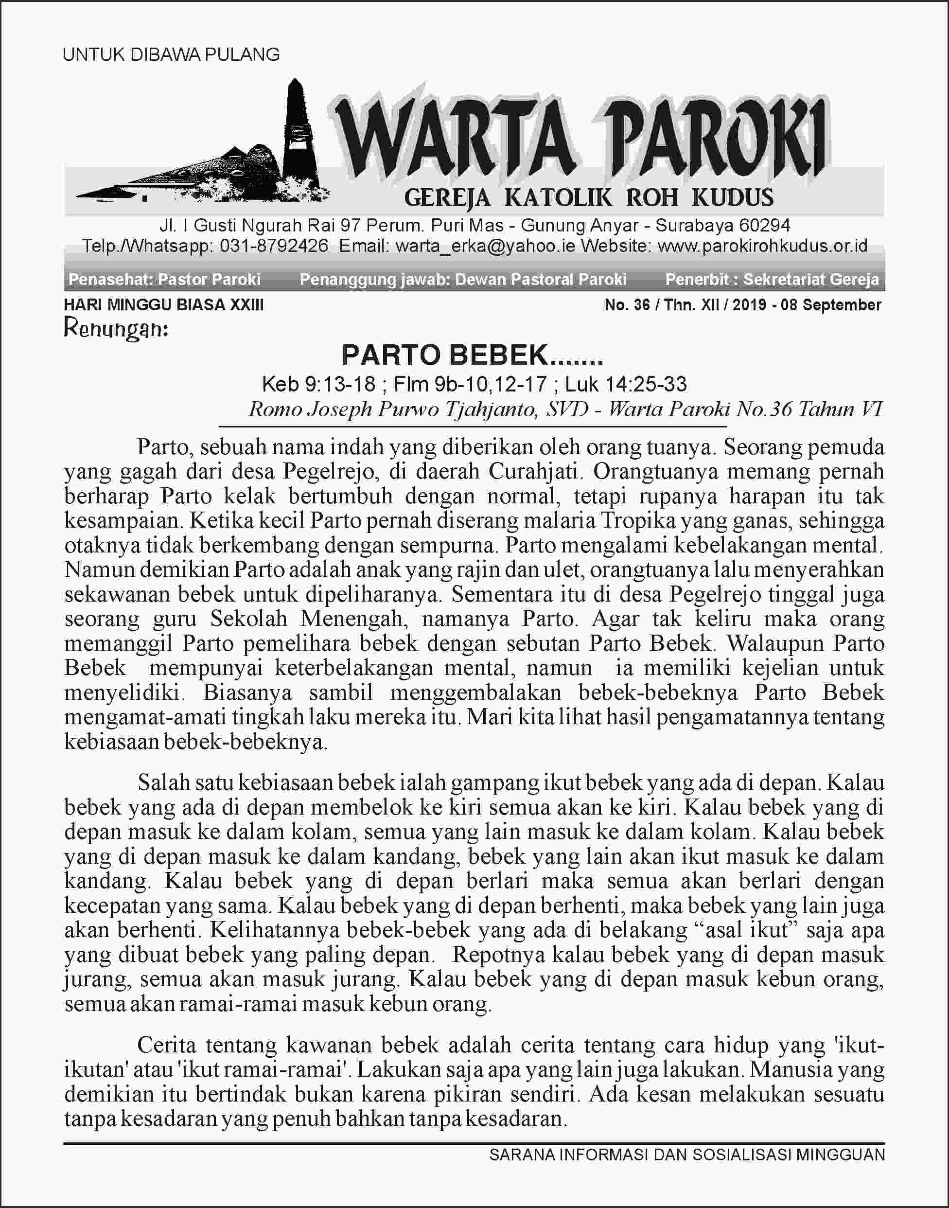 Paroki Roh Kudus